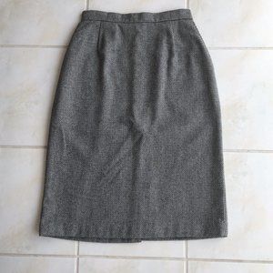 Ladies Wool Tweed Straight Skirt by Koret